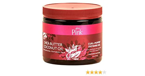 Lusters Pink Shea & Coconut Curl-Poppin Defining Gel 454g LUSTER'S