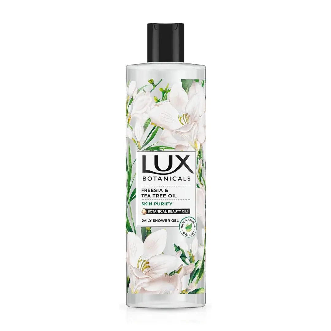 Lux Botanicals Gel douche Détoxifiant cutané à l'huile de freesia et d'arbre à thé 500 Ml LUX