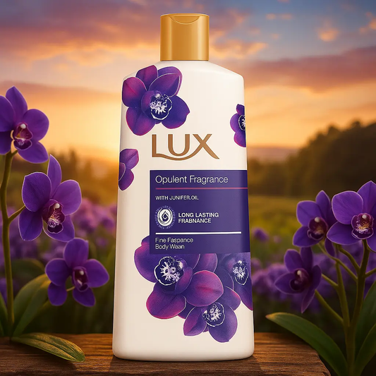 Lux Gel douche Orchidée magique à l'huile de genévrier Parfum opulent 600 ml LUX