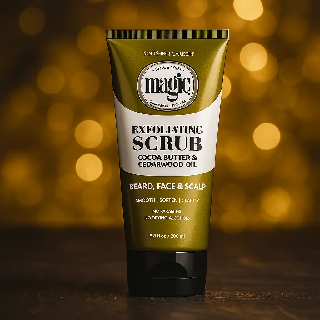 MAGIC Gommage exfoliant  Grooming au beurre de cacao et à l'huile de cèdre 200 ML MAGIC