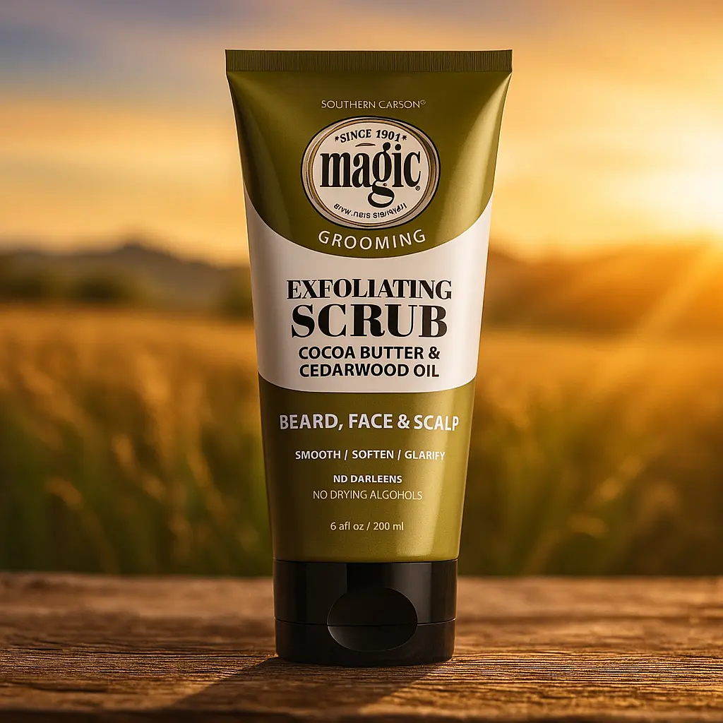 MAGIC Gommage exfoliant  Grooming au beurre de cacao et à l'huile de cèdre 200 ML MAGIC