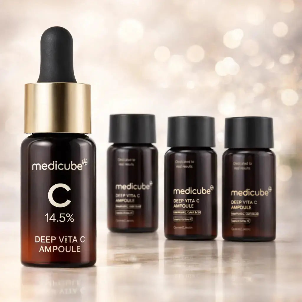MEDICUBE DEEP VITA C 14.5% AMPOULE  Sérum Concentré à la Vitamine C – Éclat & Anti-Taches MEDICUBE