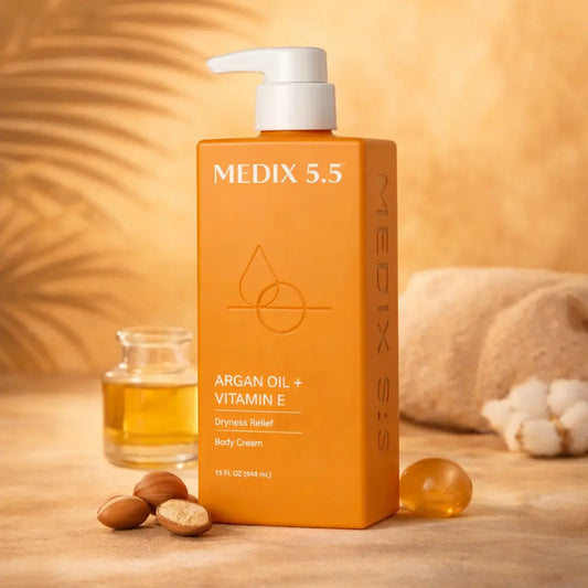 Crème Corps Hydratante Medix 5.5 Huile d'Argan & Vitamine E — 444 ml