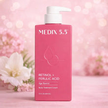 Charger l'image dans la galerie, MEDIX 5.5 RETINOL + FERULIC ACID – 444ML  Crème Corps Anti-Âge – Raffermissante &amp; Lissante