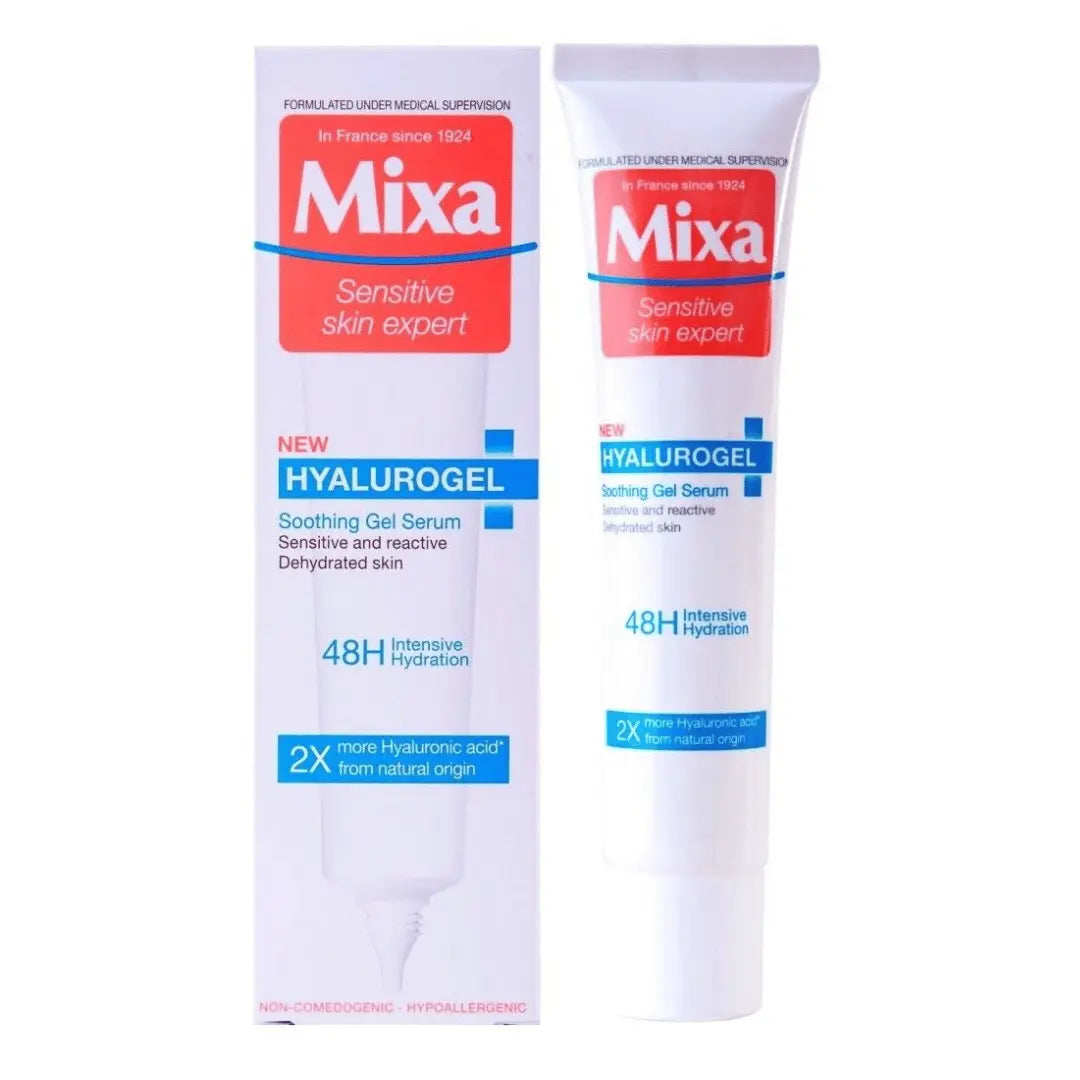 MIXA HYALUROGEL Gel Apaisant Ultra Sensible Sérum Hydratation 48H 40 ml MIXA