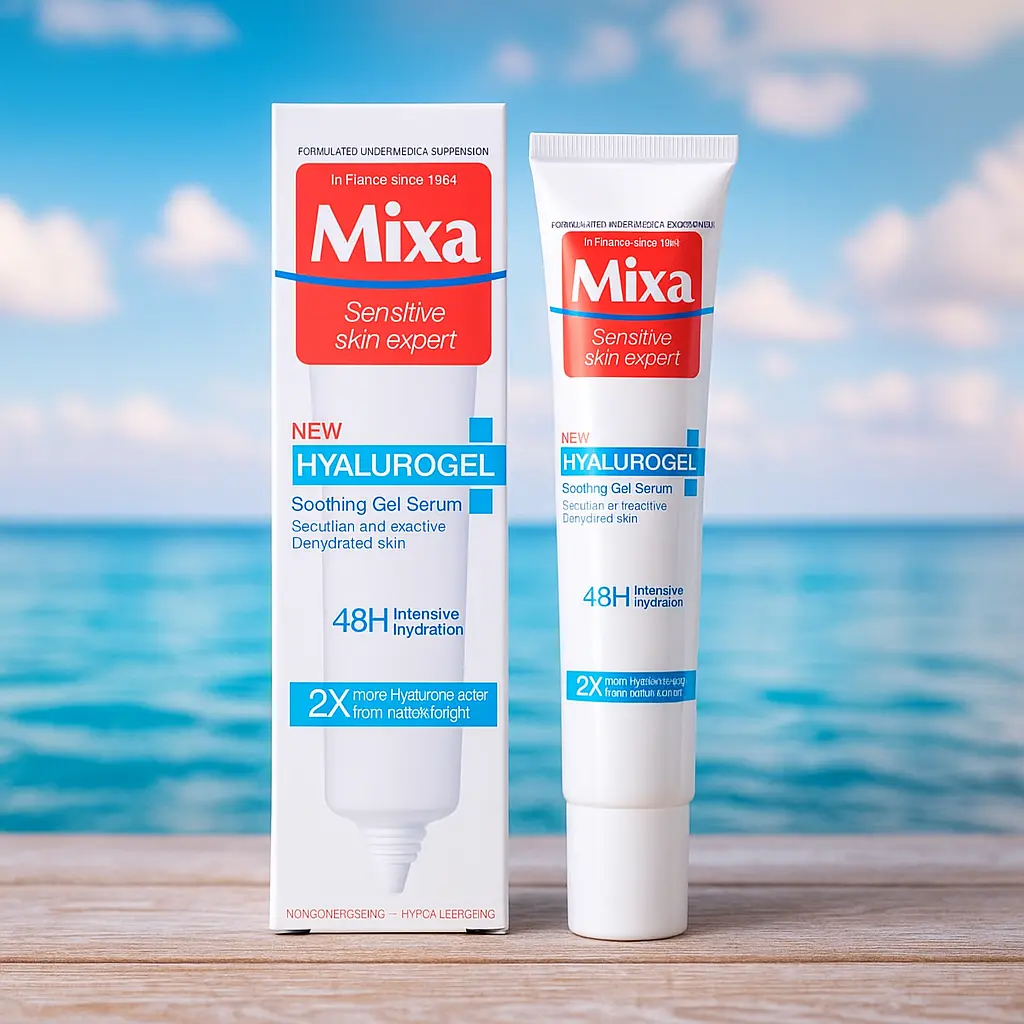 MIXA HYALUROGEL Gel Apaisant Ultra Sensible Sérum Hydratation 48H 40 ml MIXA