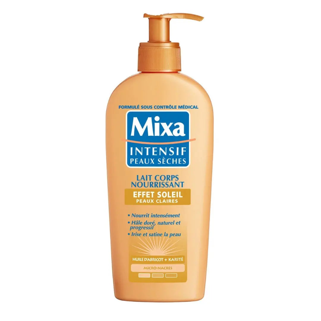 MIXA Lait Corps Nourrissant Effet Soleil Peaux claires 250 ML MIXA