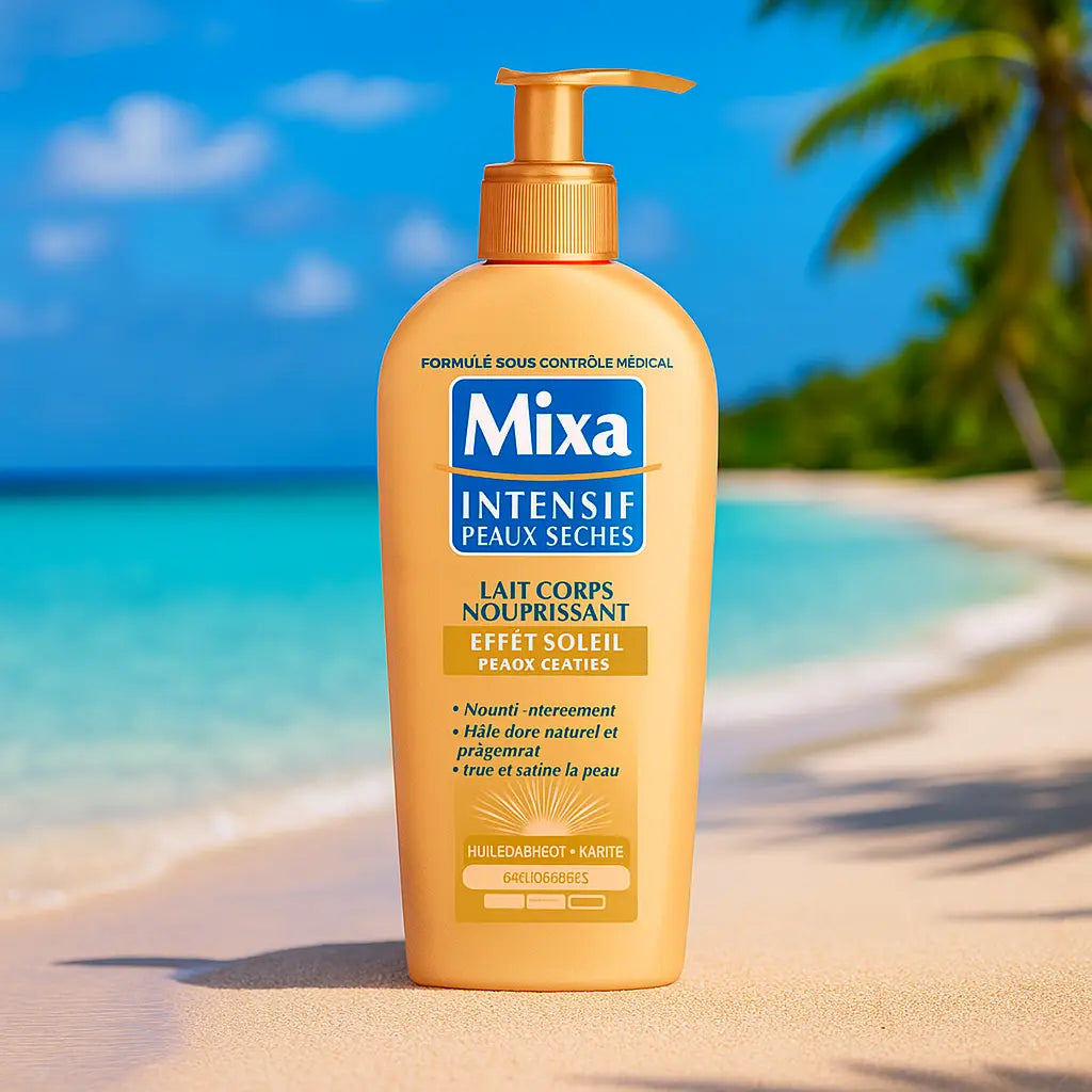 MIXA Lait Corps Nourrissant Effet Soleil Peaux claires 250 ML MIXA