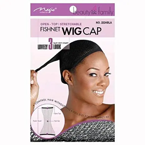 Magic Collection Open Top Fishnet Wig Cap No 2224 MAGIC COLLECTION
