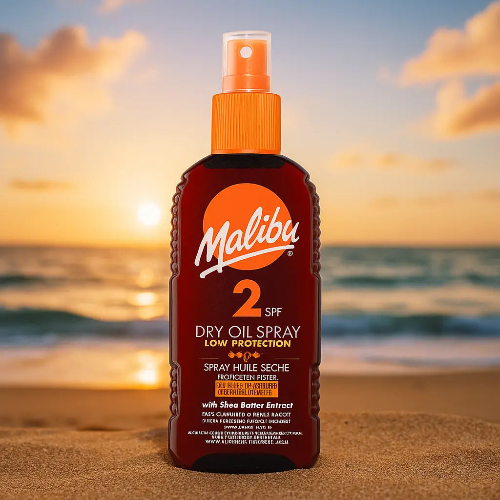 Malibu – Spray d’huile sèche SPF 2 (basse protection) 200ML MALIBU