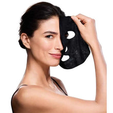 Charger l&#39;image dans la galerie, Masque facial en tissu noir  Anew Pollution Protect+ Protection et hydratation, 3 pièces AVON
