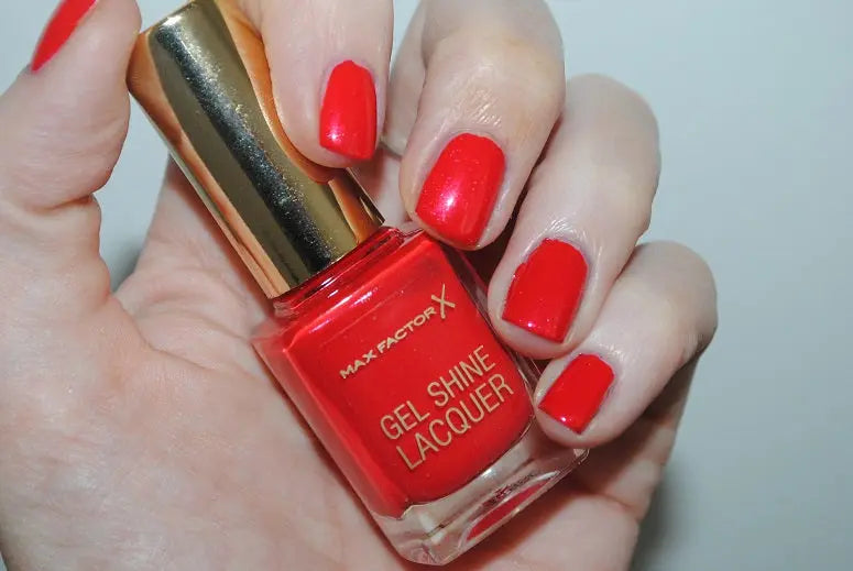 Max Factor Gel Shine Lacquer N25 patent poppy max factor x