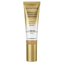 Charger l&#39;image dans la galerie, Max Factor Miracle Fond de Teint Hybride Seconde Peau SPF20 - 30ml 08 Medium Tan max factor x
