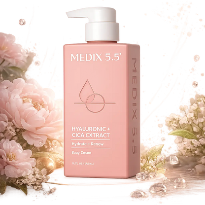 Medix 5.5 Hyaluronic + Cica Extract – Hydrate & Renew Body Cream (444 ml)
