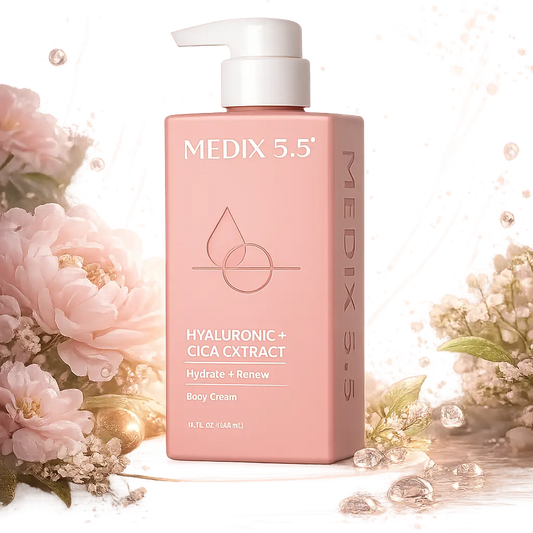 Medix 5.5 Hyaluronic + Cica Extract – Hydrate & Renew Body Cream (444 ml)