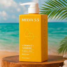Charger l&#39;image dans la galerie, Medix 5.5 – Crème pour le corps à la vitamine C + curcuma (444 ml) MEDIX
