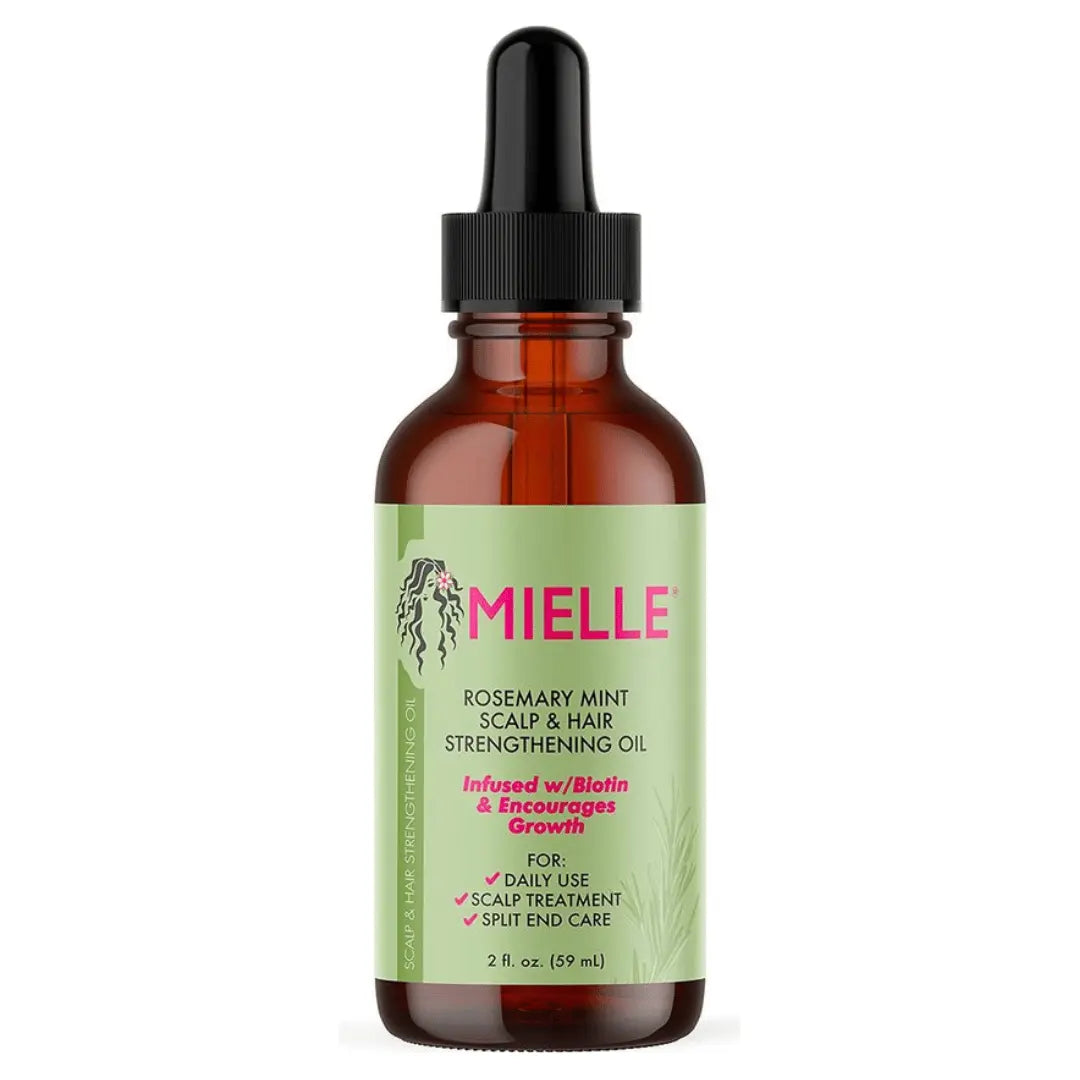 Mielle Huile fortifiante pour le cuir chevelu  à la menthe et au romarin pour une croissance saine 59 ML MIELLE