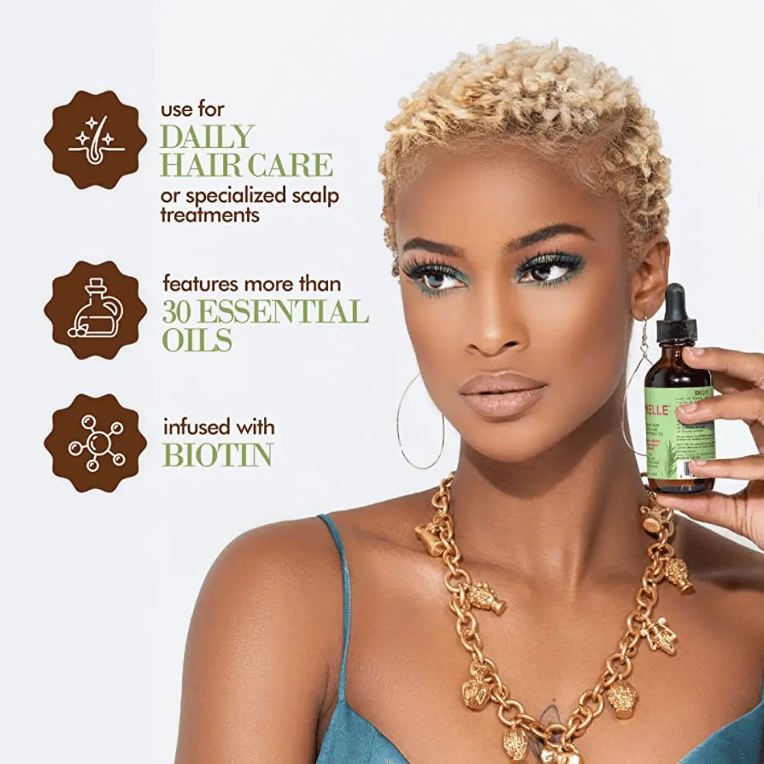 Mielle Huile fortifiante pour le cuir chevelu  à la menthe et au romarin pour une croissance saine 59 ML MIELLE