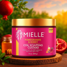Charger l&#39;image dans la galerie, Mielle Organics Grenade et miel Curling Custard 12Oz MIELLE
