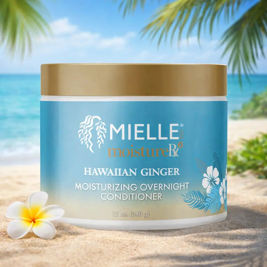 Après-Shampooing de Nuit Hydratant Mielle Moisture RX Gingembre Hawaïen — 340 ml
