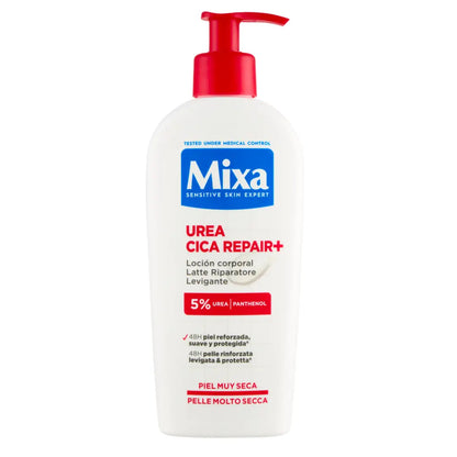 Lait Corps Réparateur Mixa Urea Cica Repair+ — 5 % Urée & Panthénol — 250 ml