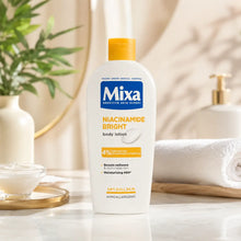 Charger l'image dans la galerie, Lotion Corps Illuminatrice Mixa Bright Niacinamide — 250 ml