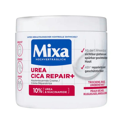 Baume Réparateur Mixa Urea Cica Repair+ — Urée & Niacinamide — 400 ml