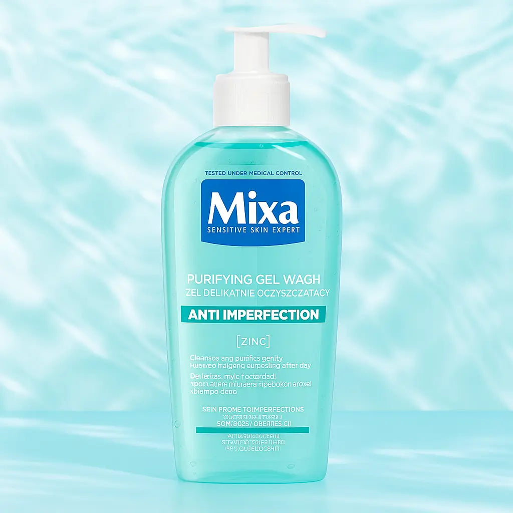 Mixa – Gel Nettoyant Purifiant Anti-Imperfections (Zinc) 200ML MIXA