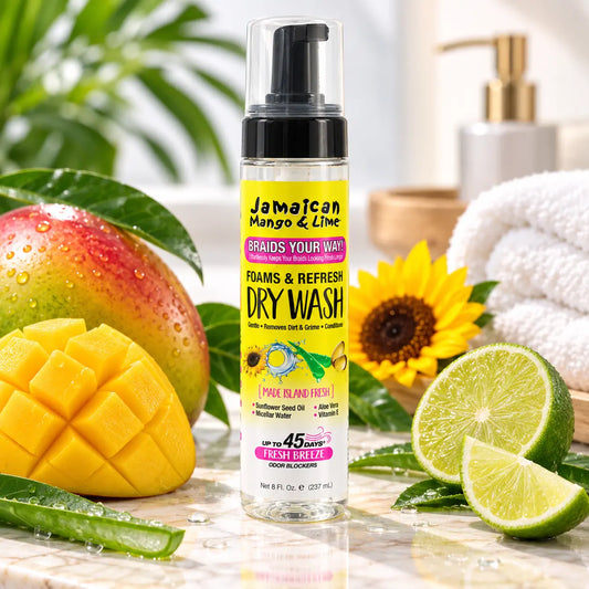 Mousse Lavage à Sec Rafraîchissante Jamaican Mango & Lime — 237 ml