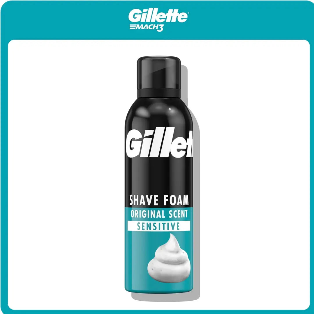 Mousse à raser Gillette Sensitive 200 ml GILLETTE