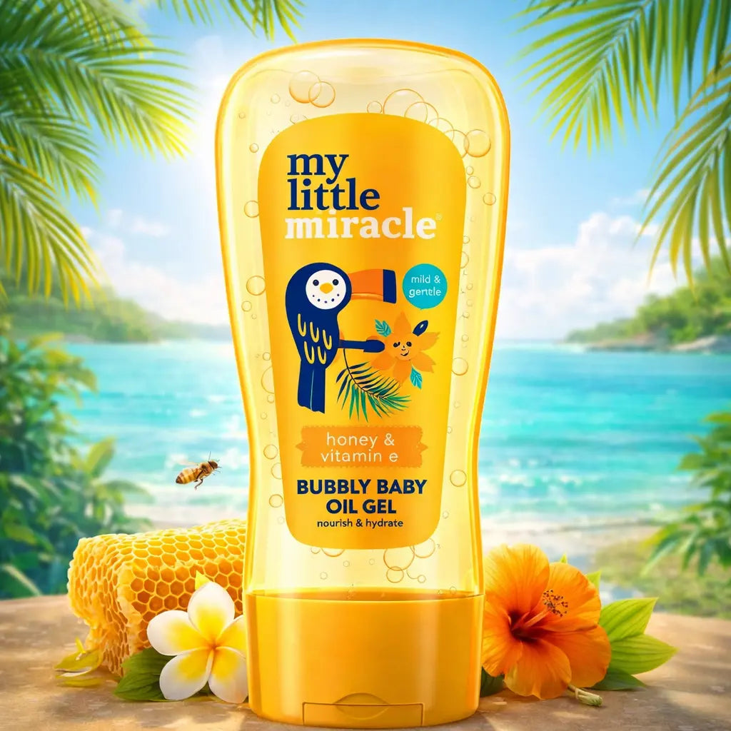 Gel Lavant Huileux Bébé My Little Miracle Miel & Vitamine E — 200 ml