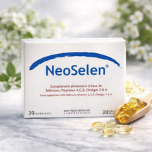 Charger l'image dans la galerie, Complément NeoSelen Sélénium + Vitamines A, C, E + Omégas 3 &amp; 6 — 30 gélules