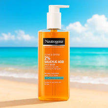 Charger l&#39;image dans la galerie, NEUTROGENA Nettoyant pour le visage à l&#39;acide salicylique à 2 % Clear &amp; Defend NEUTROGENA
