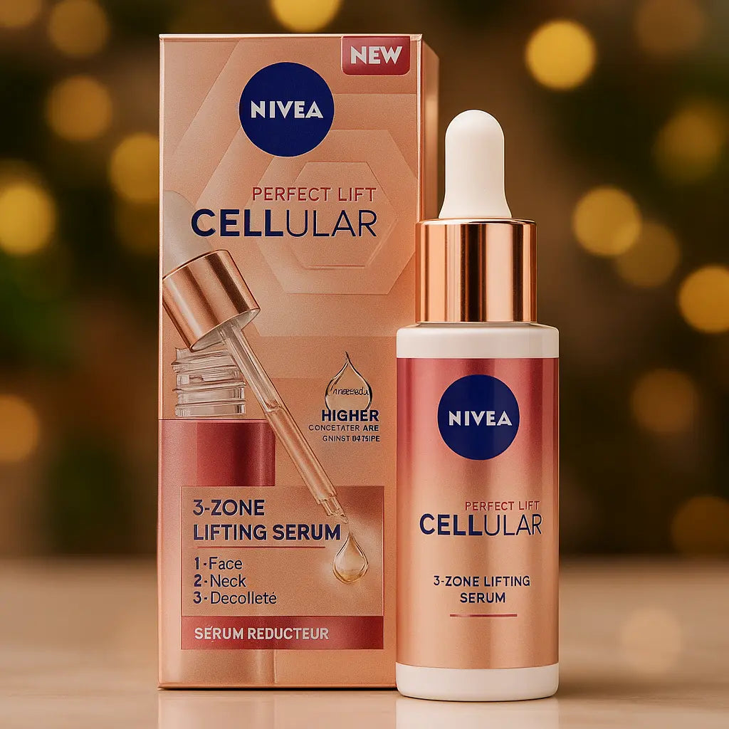 NIVEA Cellular Expert Lift – 3-Zone Lifting Serum (visage, cou & décolleté) NIVEA