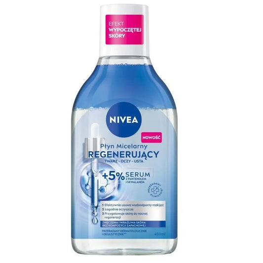 NIVEA Eau Micellaire Régénérante avec Sérum 5 %, 400 ml NIVEA