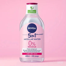 Charger l'image dans la galerie, NIVEA Eau micellaire démaquillante, peaux sèches et sensibles, 400 ml NIVEA