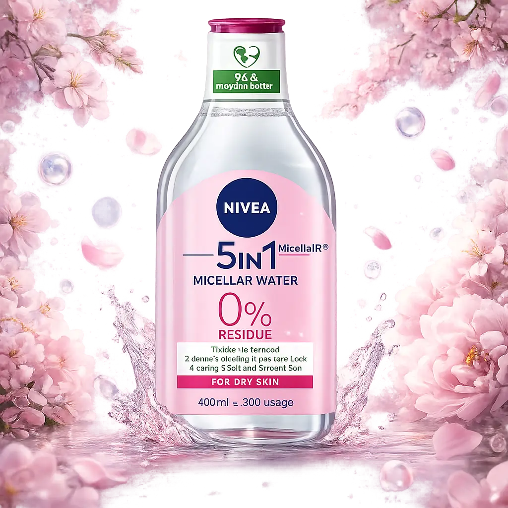 Eau Micellaire Nivea Démaquillante Peaux Sèches & Sensibles — 400 ml