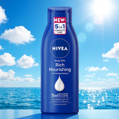 Lait Corps Nivea Riche Nourrissant 5-en-1 — 400 ml