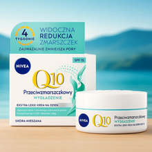 Charger l&#39;image dans la galerie, NIVEA Q10 Lissage Crème de Jour Anti-Rides Ultra Légère SPF 15,50 ml NIVEA
