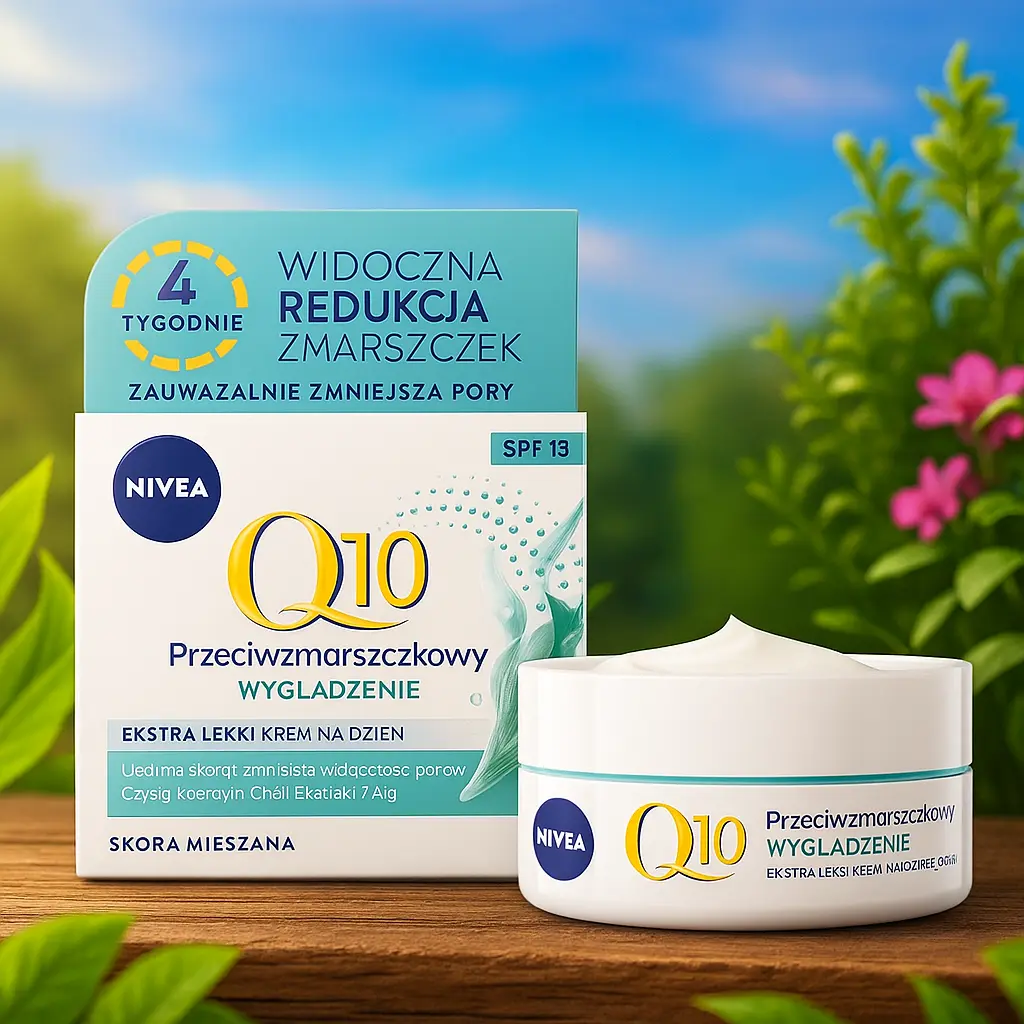 NIVEA Q10 Lissage Crème de Jour Anti-Rides Ultra Légère SPF 15,50 ml NIVEA