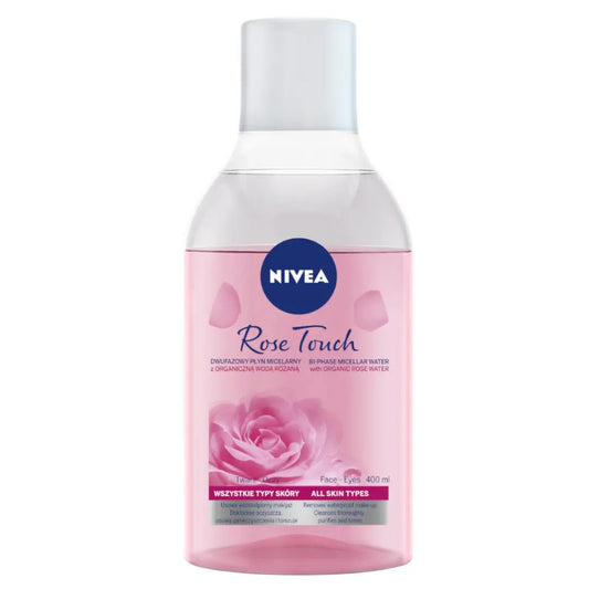 NIVEA Rose Touch liquide micellaire biphasé à l’eau de rose bio 400ml NIVEA