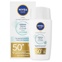 Charger l&#39;image dans la galerie, NIVEA SUN Derma Skin Clear SPF50+ (40 ml) NIVEA
