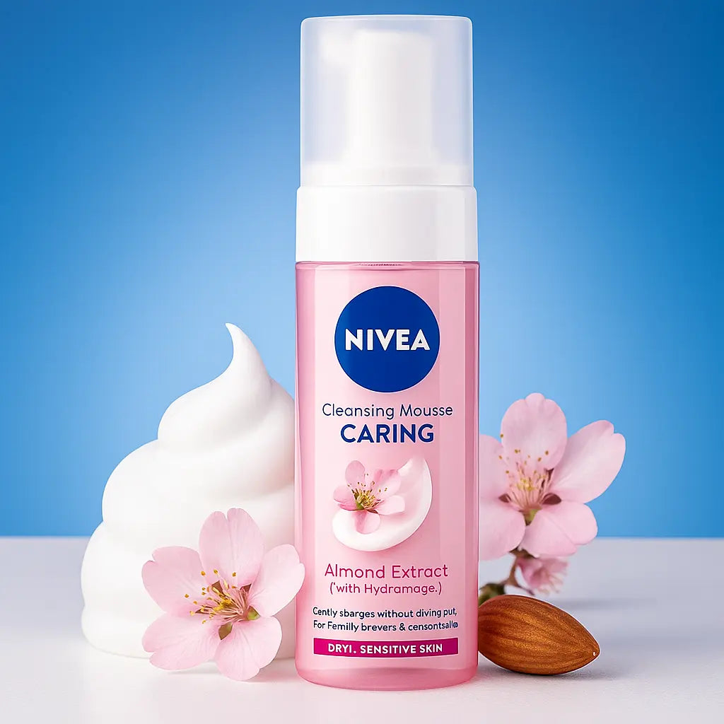 NIVEA – Cleansing Mousse Caring à l’extrait d’amande 150ML NIVEA