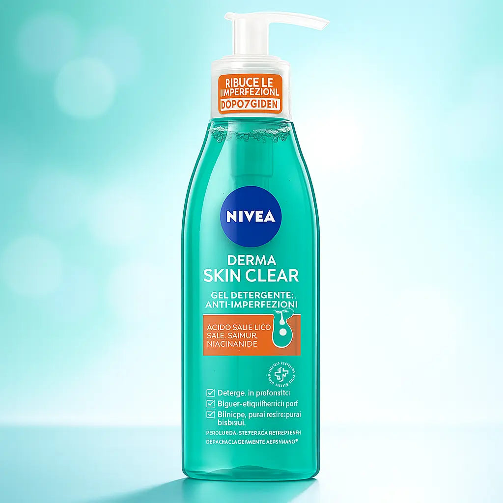NIVEA – Derma Skin Clear Gel Nettoyant Anti-Imperfections 150ML NIVEA