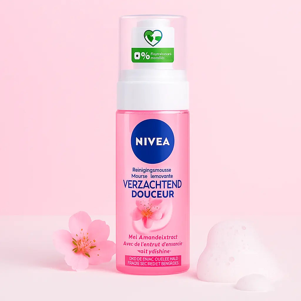 NIVEA – Mousse Nettoyante Douceur à l’extrait d’amande 150 ML NIVEA