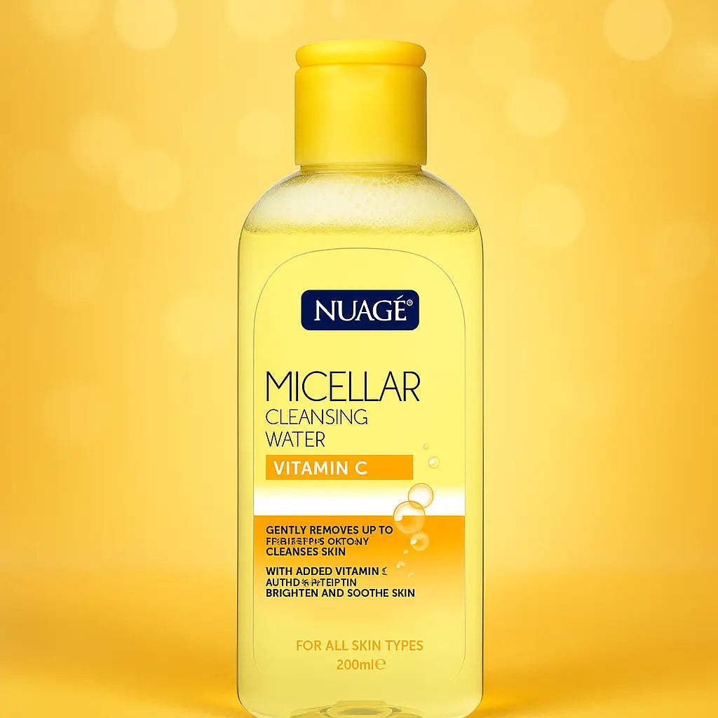 NUAGÉ – Eau Micellaire Démaquillante à la Vitamine C (200 ml). NUAGE