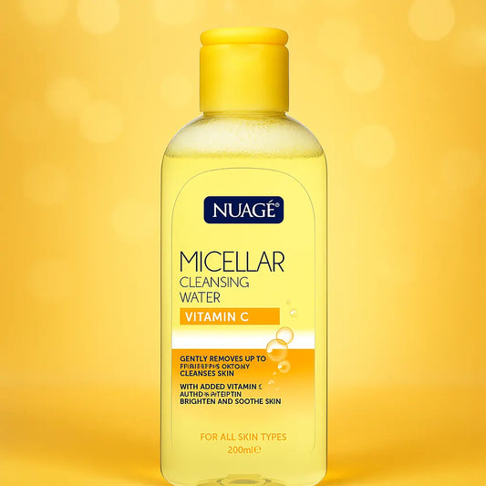NUAGÉ – Eau Micellaire Démaquillante à la Vitamine C (200 ml). NUAGE