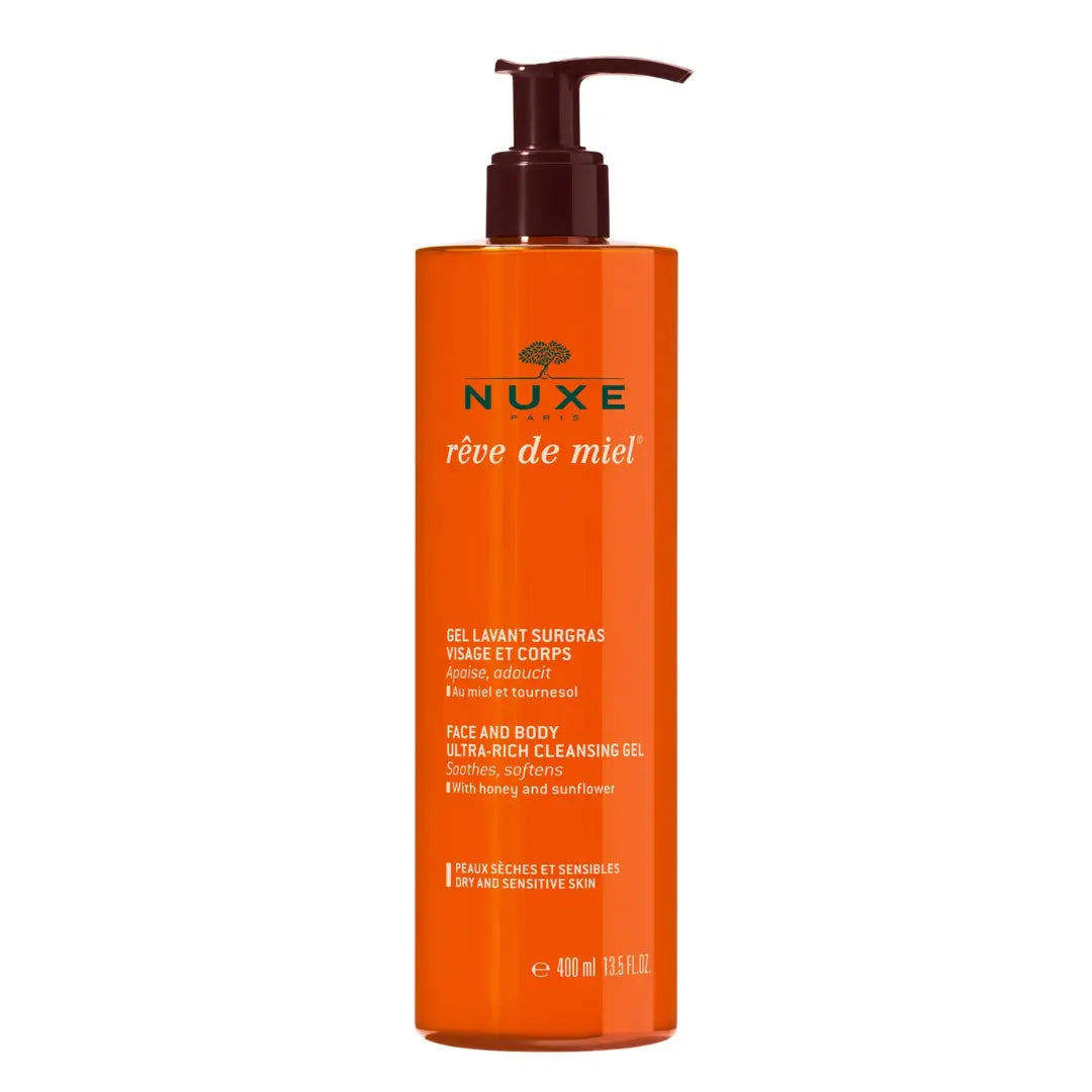 NUXE Gel Nettoyant Ultra-Riche Visage et Corps REVE DE MIEL 400 ML NUXE
