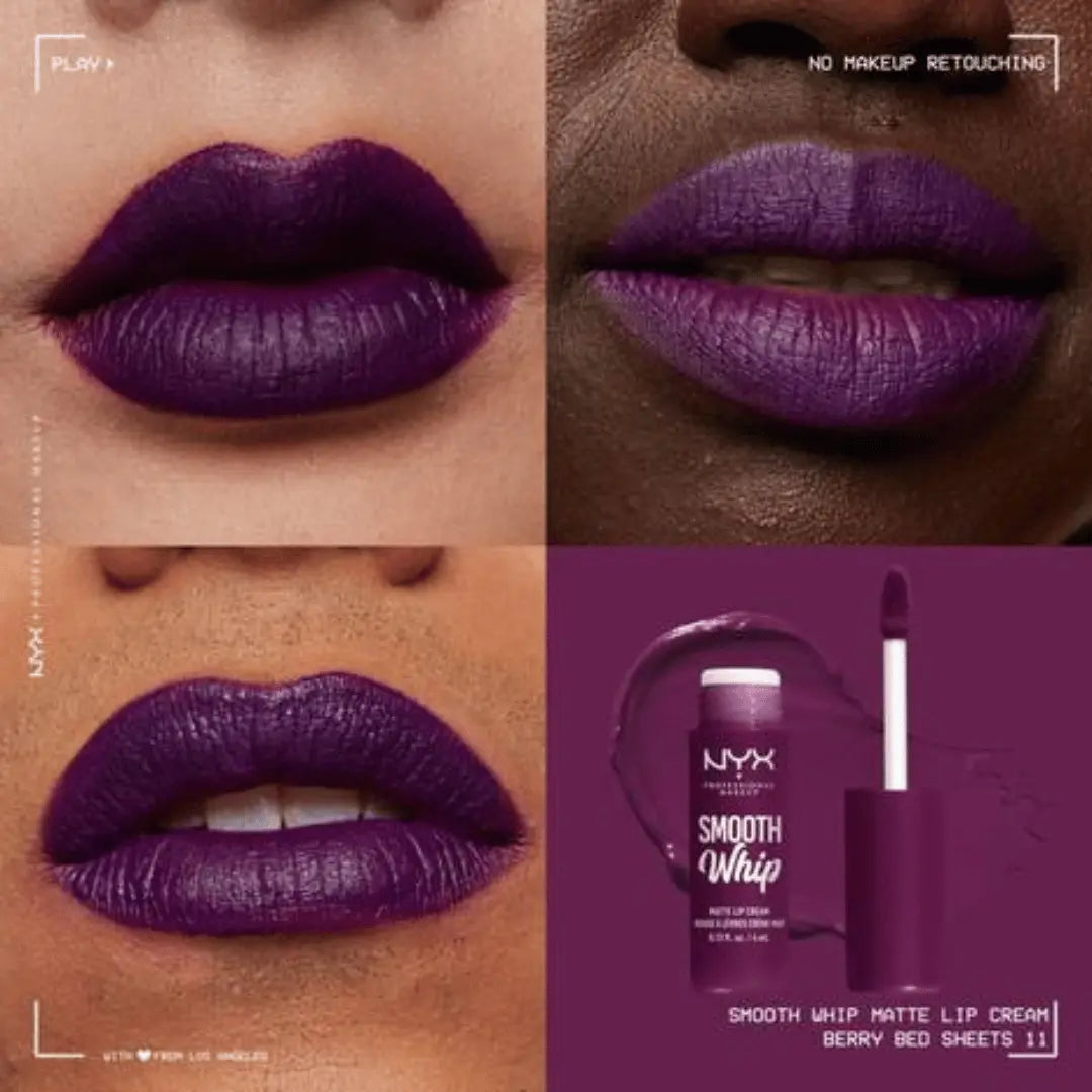 NYX Crème à lèvres mat Smooth Whip Berry Red Sheets NYX