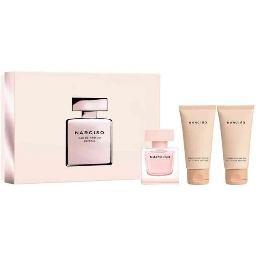 Narciso Rodriguez Narciso Cristal 50ml Eau De Parfum  / 50ml Lotion pour le corps / 50ml Gel douche Narciso Rodriguez